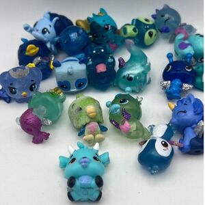 Hatchimals Mixed Lot of 19 Blue Green Figures